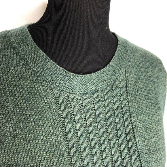Soft Surroundings dark green wool blend sweater size Large - Picture 7 of 14